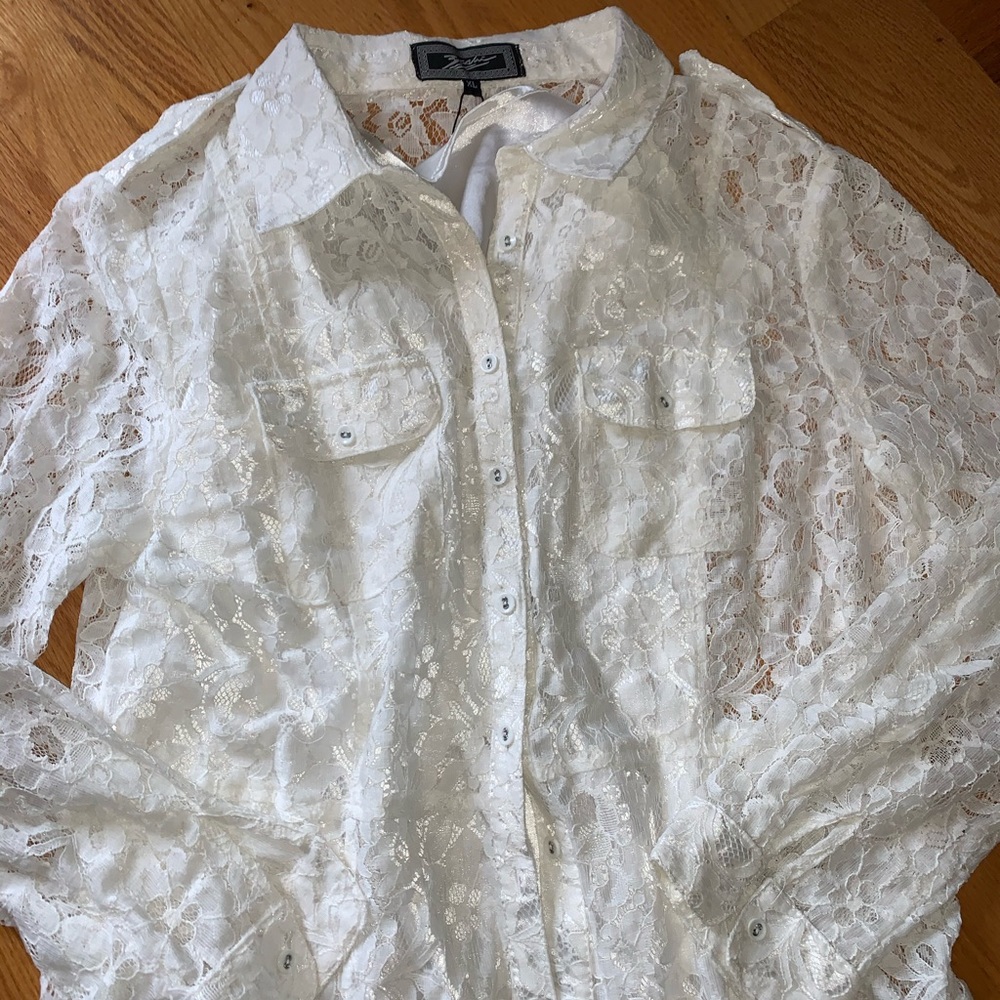 Lace tunic dress